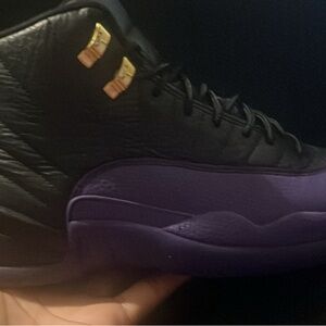 Jordan Sneakers Black and Purple